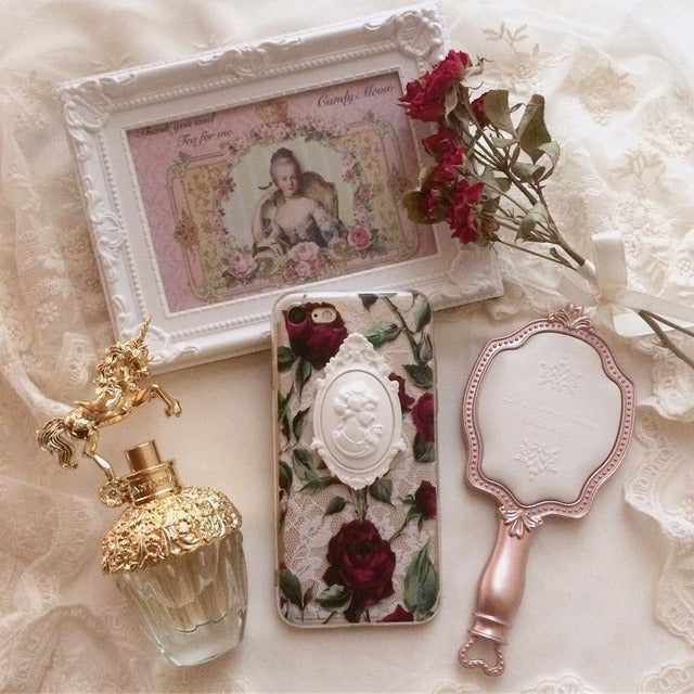 Cameo rose iPhone case(実果子ちゃんモデル)