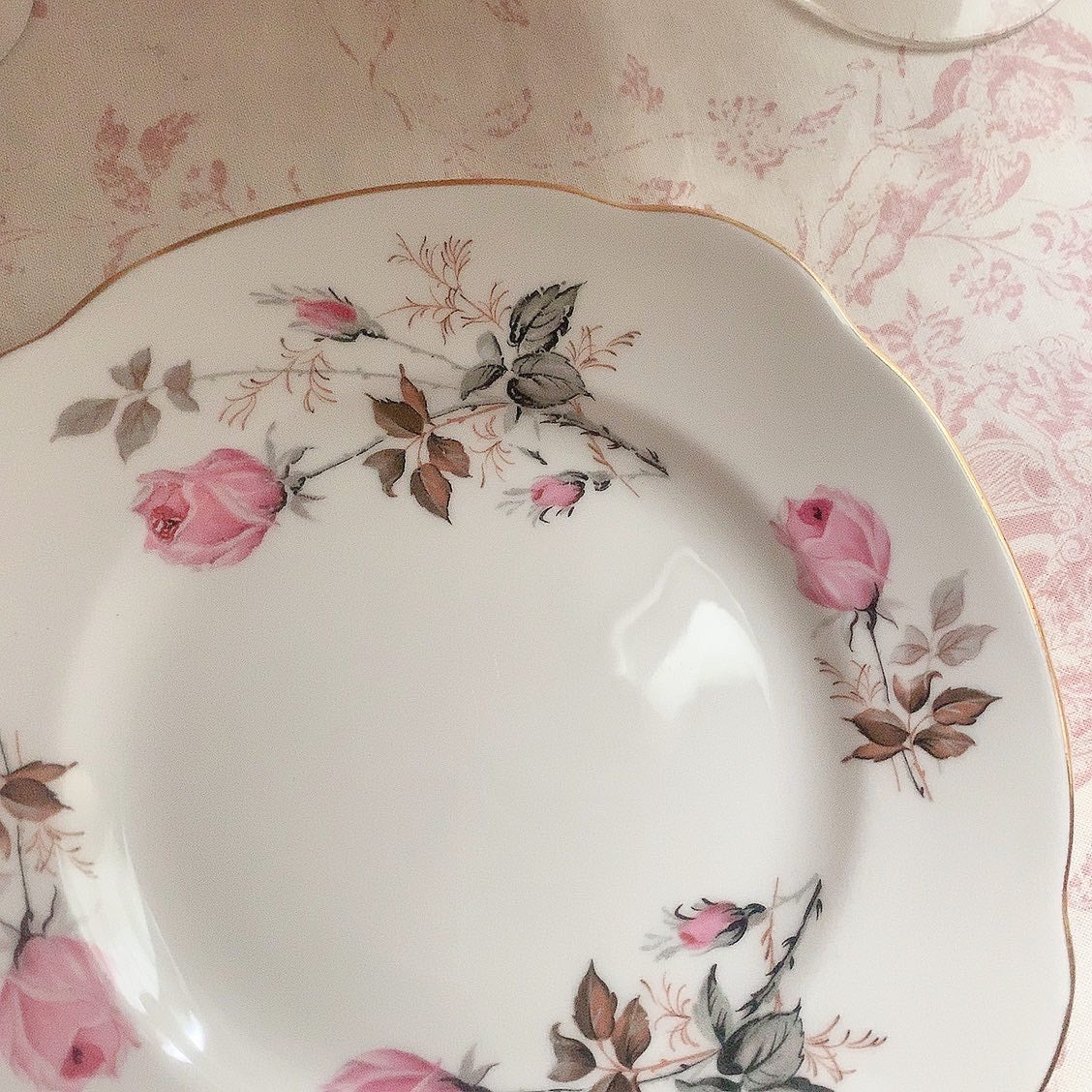 Tenderly rose cup&saucer,plate(trio)