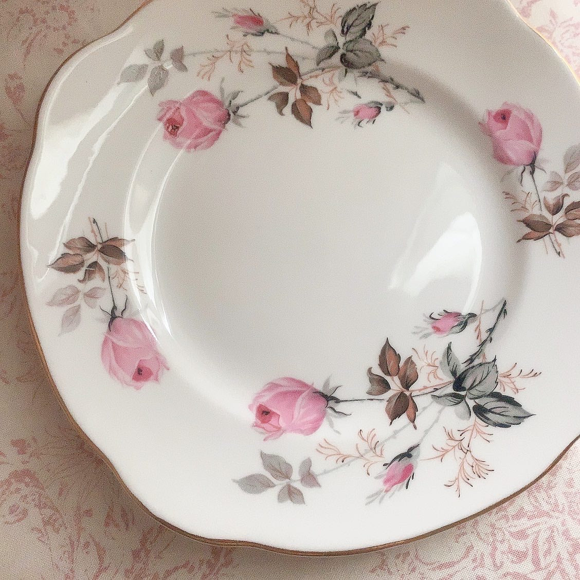 Tenderly rose cup&saucer,plate(trio)